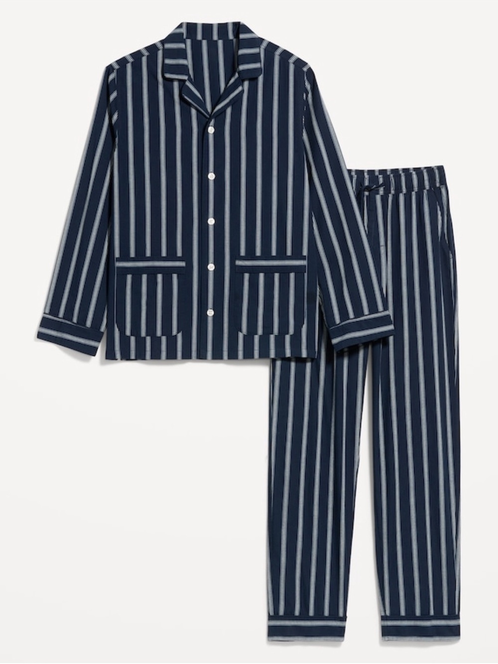 Old Navy Men’s Poplin Pajama Set, NWT, 100% Cotton
